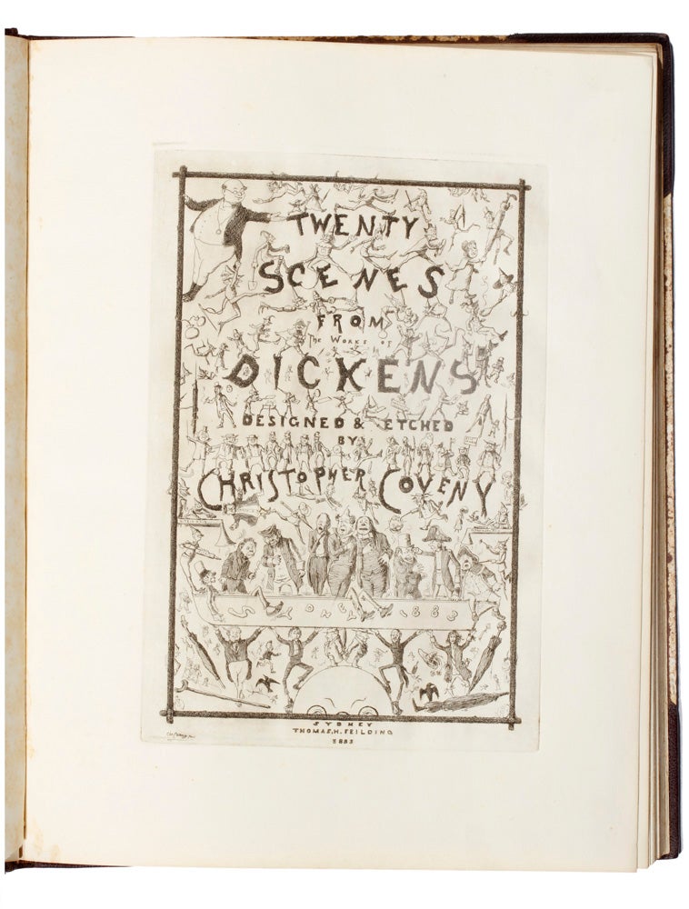 Item #5000690 Twenty Scenes from the Works of Dickens, designed and etched by Christopher Coveny. DICKENS, Christopher COVENY.