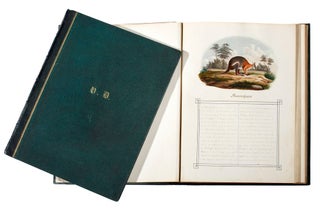 Natural History albums, entititled "Histoire naturelle. Zoologie", and "Histoire naturelle. Botanique".