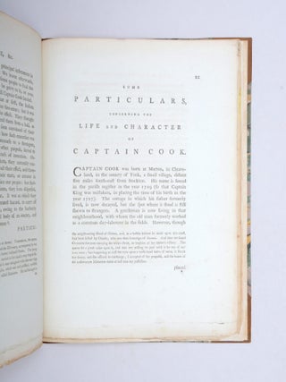 A Narrative of the Death of Captain James Cook. To which are added some Particulars, concerning his Life and Character. And Observations respecting the Introduction of the Venereal Disease into the Sandwich Islands.
