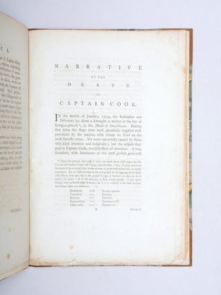 A Narrative of the Death of Captain James Cook. To which are added some Particulars, concerning his Life and Character. And Observations respecting the Introduction of the Venereal Disease into the Sandwich Islands.