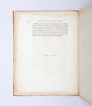 A Narrative of the Death of Captain James Cook. To which are added some Particulars, concerning his Life and Character. And Observations respecting the Introduction of the Venereal Disease into the Sandwich Islands.