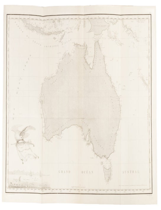 Item #5001011 Voyage de D&eacute;couvertes aux Terres Australes&hellip; sur les corvettes Le G&eacute;ographe, Le Naturaliste, et la go&eacute;lette Le Casuarina, pendant les ann&eacute;es 1800, 1801, 1802, 1803 et 1804. [with] Voyage de D&eacute;couvertes aux Terres Australes&hellip;. Navigation et G&eacute;ographie. BAUDIN VOYAGE, Fran&ccedil;ois PERON, Louis FREYCINET.
