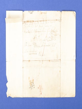 A series of six letters from Thomas Burgess, Royal Marine, to his father Israel Burgess at Lancashire Hill, near Stockport, Cheshire.