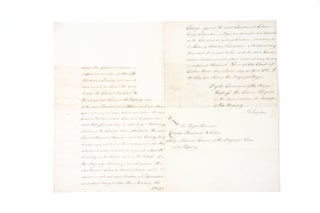 Manuscript warrant for the Court-Martial of Lieutenant Colonel George Johnston.