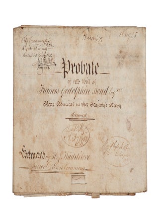 A substantial collection of original manuscripts accompanied by supporting documentation.