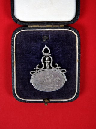 Item #5001026 "Success to the Borrowdale" fob-seal with monogrammed initials "H.R." for Master...