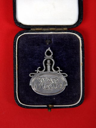 "Success to the Borrowdale" fob-seal with monogrammed initials "H.R." for Master Hobson Reed.