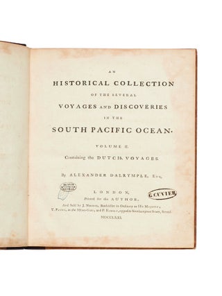 An Historical Collection of the several Voyages and Discoveries in the South Pacific Ocean.