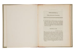 Item #5001057 'Observations upon the Marine Barometer, made during the Examination of the Coasts...