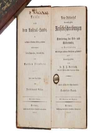Reise nach dem Austral-Lande, in der Absicht die Entdeckung desselben zu vollenden; unternommen in den Jahren 1801, 1802 und 1803. Aus dem Englischen von Ferdinand Götze.