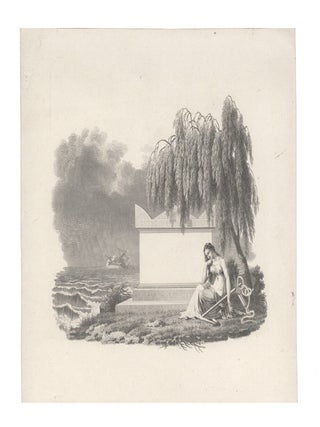 Small suite of work relating to the title-page vignette from the 'atlas historique' accompanying the Freycinet official account.