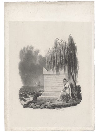 Small suite of work relating to the title-page vignette from the 'atlas historique' accompanying the Freycinet official account.