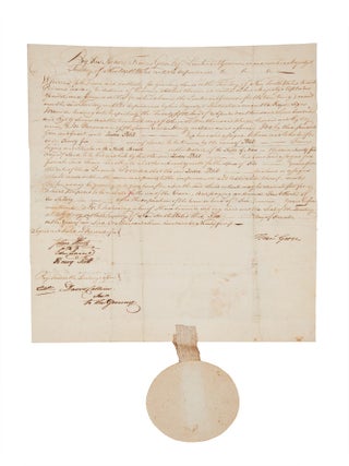 Item #5001070 Land Grant to Zadoc Petit of twenty-five acres in the Field of Mars. Lieutenant...