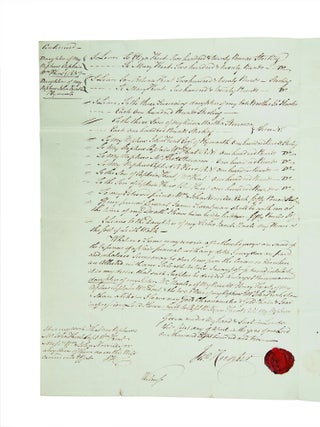 A group of original manuscript Wills…