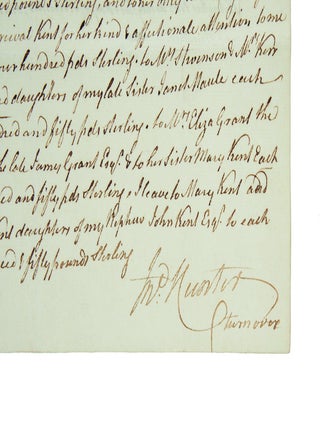 A group of original manuscript Wills…