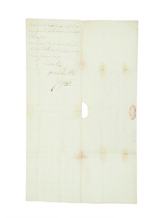 Autograph letter signed to his agents, Messrs Cox, from Sydney.