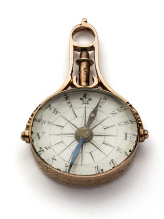 Item #5001101 A gold pendant compass given to Lachlan Macquarie junior by Viscount Strathallan,...