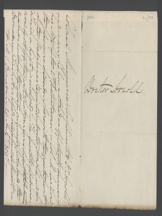 Item #5001102 Handwritten note to Dr Arnold aboard HMS Hindostan. Governor Lachlan MACQUARIE