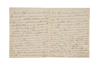 Autograph letter signed, to Robert Campbell.
