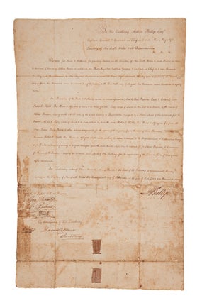 Item #5001120 Land Grant to Robert Webb of sixty acres for "Webbs Farm" beside the Parramatta...