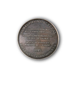 Item #5001142 Medal for the voyage of the Uranie. FREYCINET, LOUIS XVIII