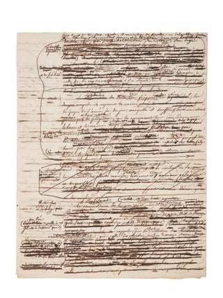 'Note relative &agrave; la circumnavigation de la Corvette la Bonite' [Notes relating to Vaillant's circumnavigation in the Bonite].