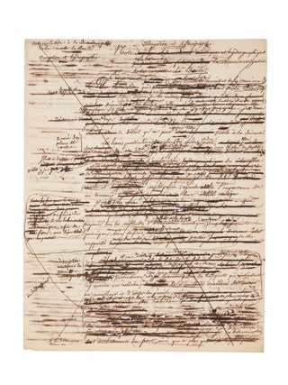 'Note relative &agrave; la circumnavigation de la Corvette la Bonite' [Notes relating to Vaillant's circumnavigation in the Bonite].