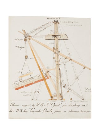 "HMS Nelson. Admiral G. Tryon C.B.; Captain Atwell Lake". [Illustrated Journal of HMS Nelson, Flagship on the Australia Station, 25 April 1885 to 6 June 1887 [with] Journal entries for HMS Tyne, 7 June to 14 July 1887].