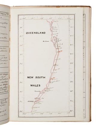 "HMS Nelson. Admiral G. Tryon C.B.; Captain Atwell Lake". [Illustrated Journal of HMS Nelson, Flagship on the Australia Station, 25 April 1885 to 6 June 1887 [with] Journal entries for HMS Tyne, 7 June to 14 July 1887].