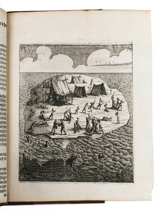 Ongeluckige Voyagie, van't Schip Batavia, Nae de Oost-Indien. Gebleven op de Abrolhos van Frederick Houtman... Uytgevaren onder den E. Francoys Pelsert. Vervatende Soo 't verongelucken des Schips, als de grouwelijcke Moorderijen onder 't gebergde Scheepsvolck, op "t Eylant Bataviaes Kerck-hof veergevallen, nevens de Straffe de Hantda-digers overgekomen. Geschiet in de jaren 1628 en 1629... ["The disastrous voyage of the ship Batavia, sailing for the East Indies. Wrecked on Frederick van Houtman's Abrolhos... Commanded by E. Fran&ccedil;ois Pelsaert. Account of the shipwreck as well as the horrible massacre committed by the ships crew, their rescue on Batavia's Kerckhof Island and the punishment of the murderers in 1628 and 1629...].